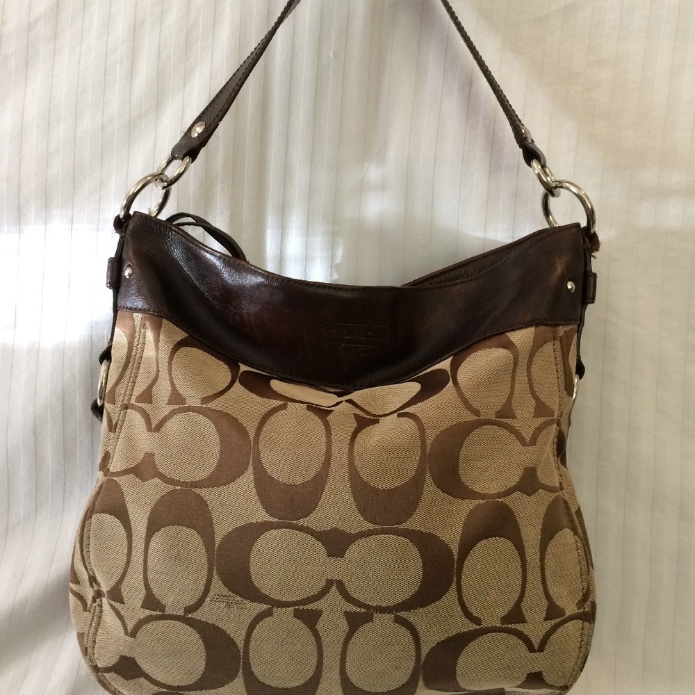 COACH Zoe Hobo Shoulder Handbag F14709